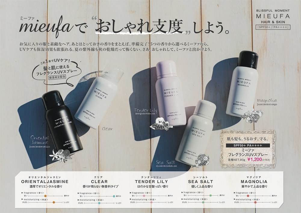 napla UVスプレー新作入荷！！