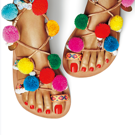 ペディキュアに人気