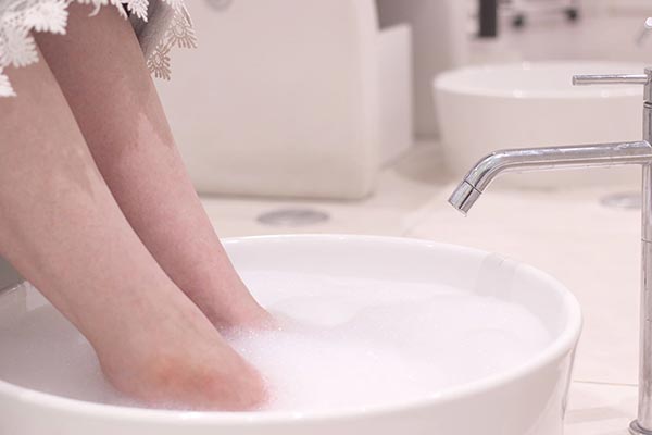 ネイルフット施術