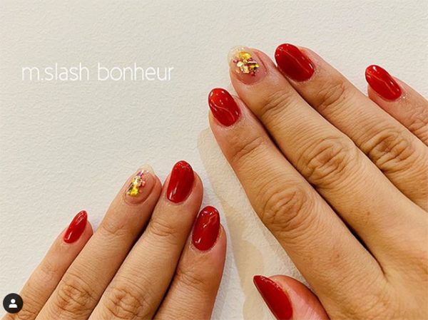 m.slash bonheur 世田谷：ネイリスト Yamagishi ネイルデザイン